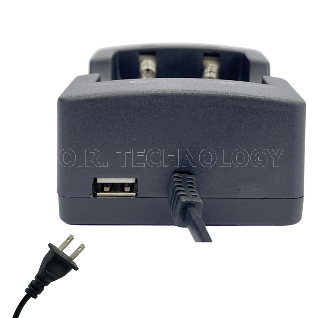 (1ชิ้น) ZA059 ที่ชาร์จถ่าน 18650 ที่ชาร์จแบต 2 ก้อน ที่ชาร์จแบตเตอรี่ ลิเธียม Lithium Dual Charger Battery 1200mA