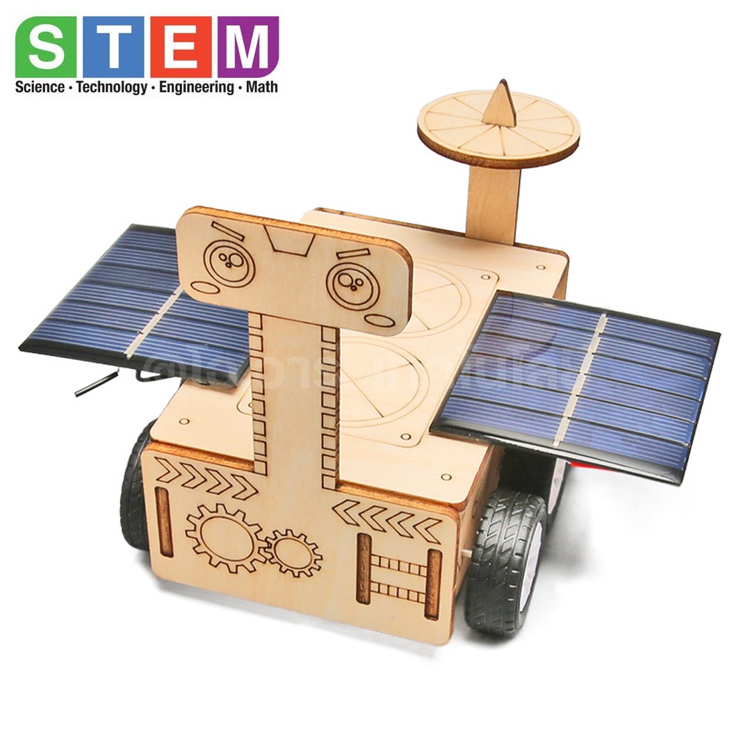 T-M189 ชุดประกอบไม้ รถสำรวจ พลังงานแสงอาทิตย์ Solar Mars Exploration Rover Wooden Kit STEM Education ของเล่นเสริมทักษะ เสริมพัฒนาการ ชุดเรียนรู้ ชุดทดลอง รถ โซล่าเซลล์