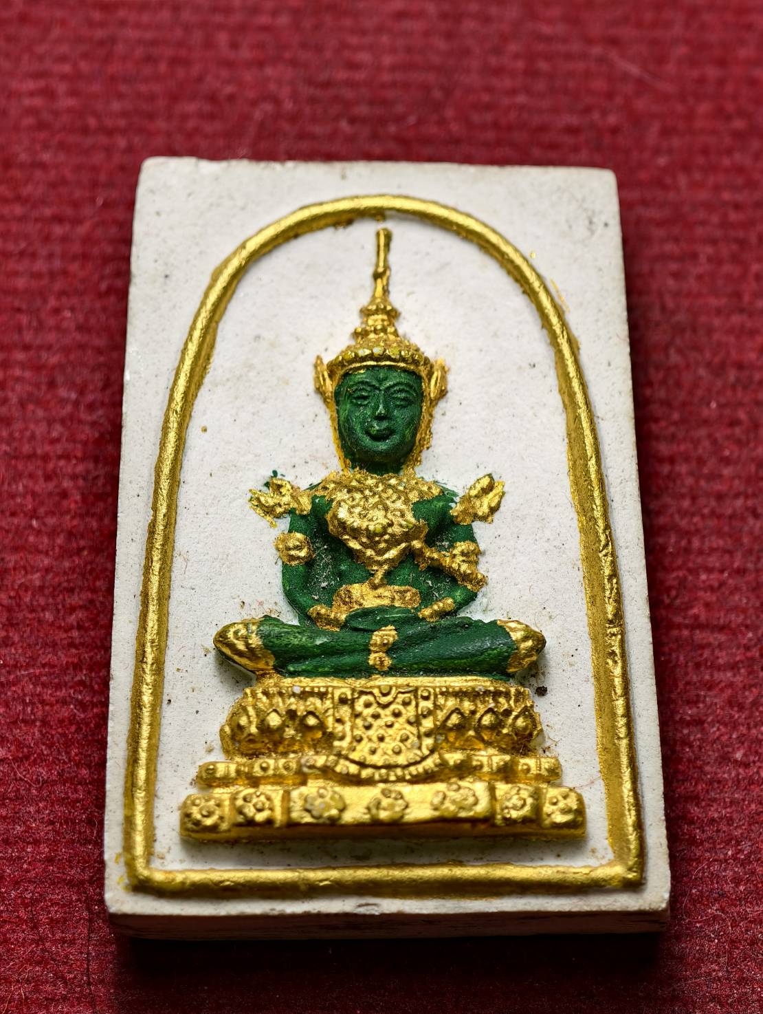 พระแก้วมรกตรุจิรวงศ์ อุปถัมป์ ปี 2516 ปลุกเสกพิธีใหญ่ (SKU-13526)