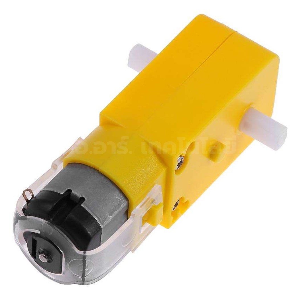 มอเตอร์เหลือง แกนคู่/แกนเดี่ยว แบบตรง/L-Sharpe DC Gear TT Motor 3-6V 1:48 / 1:120 / 1:220 มอเตอร์เกียร์ /มอเตอร์ฟ้าแกนเหล็ก