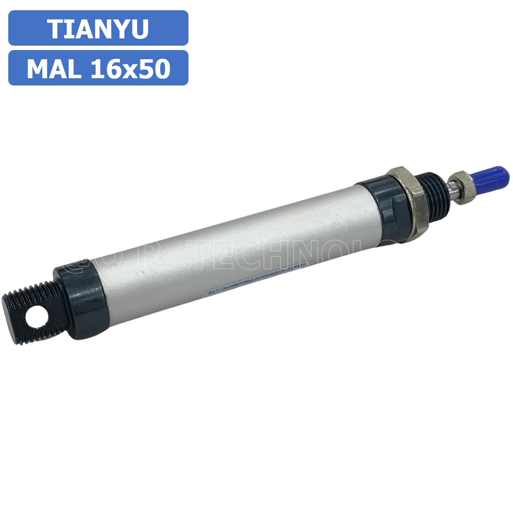 (1ชิ้น) กระบอกลม ขนาดเล็ก รุ่น MAL 16x50 (Mini Air Cylinder Series) Pneumatic Cylinder กระบอกลมนิวเมติก