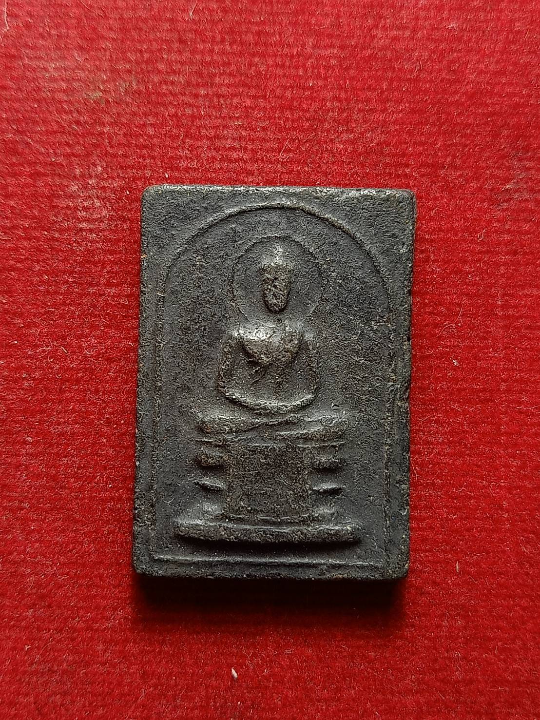 พระผงสมเด็จนะฤาชา หลวงพ่อสำเนียง วัดเวฬุวนาราม จ.นครปฐม ปี พ.ศ.2496 (SKU-07525)