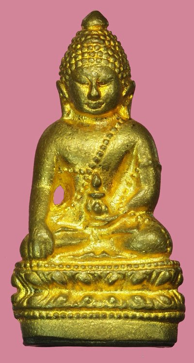 *37850 พระกริ่งจักรตรี สก. ปลุกเสก 16 พิธี ปี 2547 สภาผู้แทนราษฎรจัดสร้าง เนื้อทองทิพย์(ไม่มีกล่อง) 7