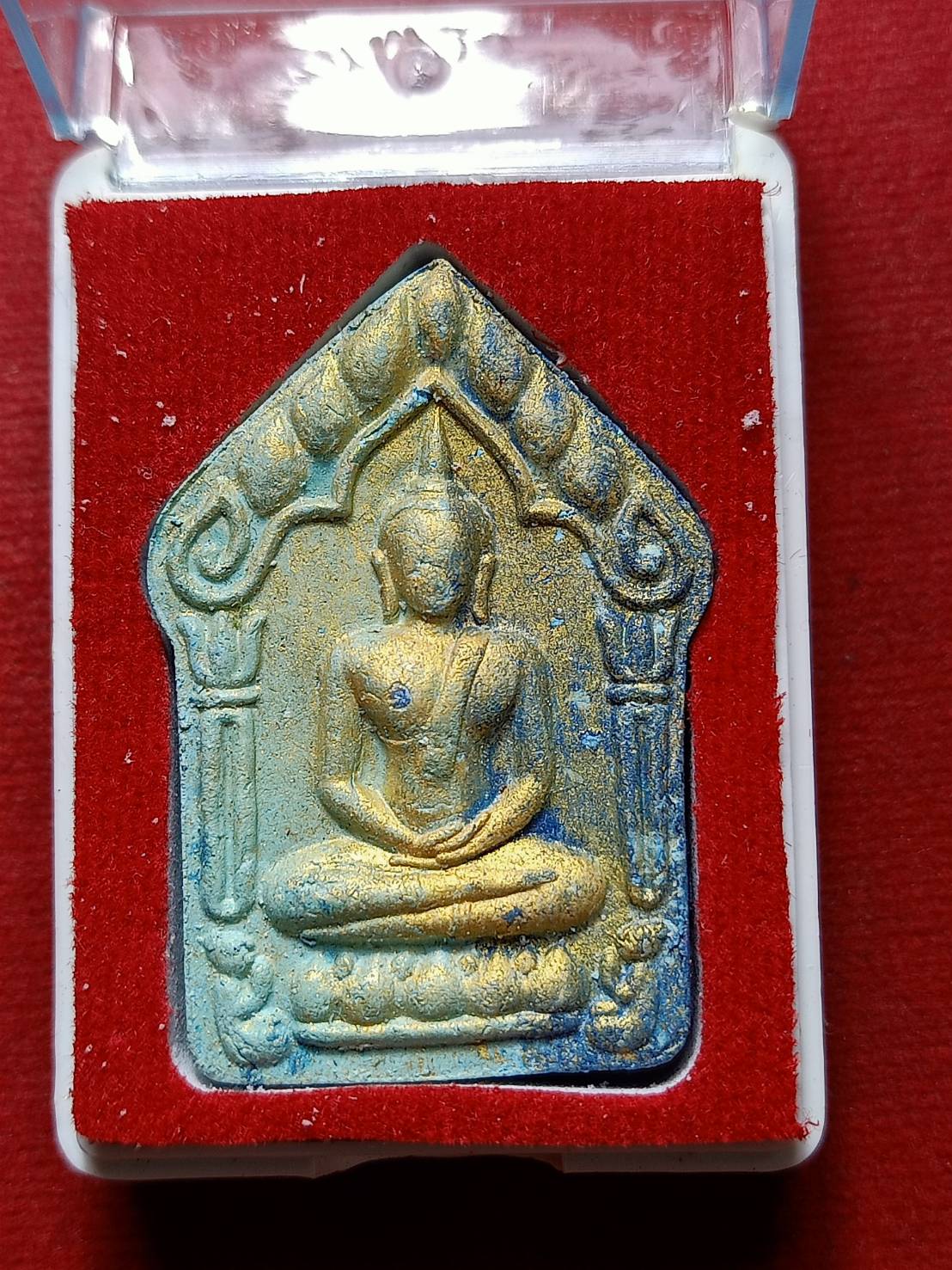 ขุนแผนพรายเจ้าสัว ตะกรุดทองแดง วัดยานนาวา กทม. พุทธาภิเษก 20 วาระ พร้อมกล่อง (SKU-08183)