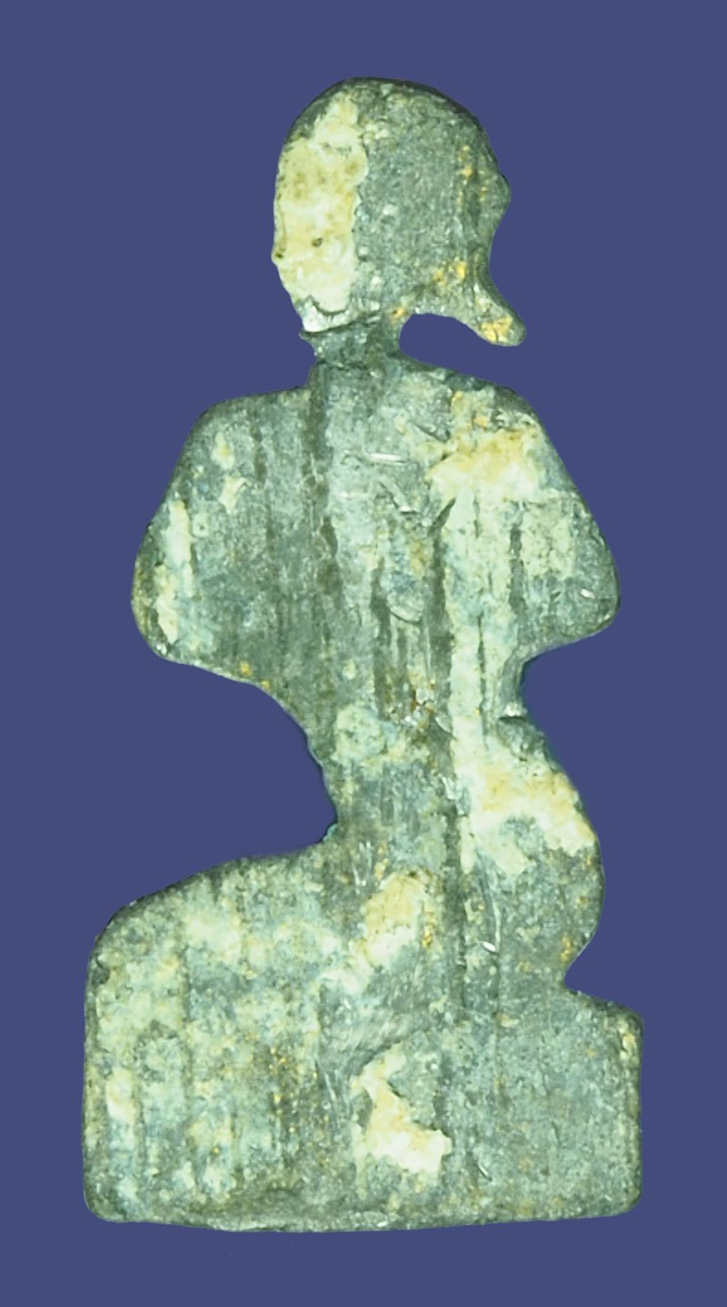 ขายแล้ว*39330 พระกรุวัดเก่งจีน ระยอง พิมพ์พระสารีบุตร เนื้่อชินตะกั่ว 67