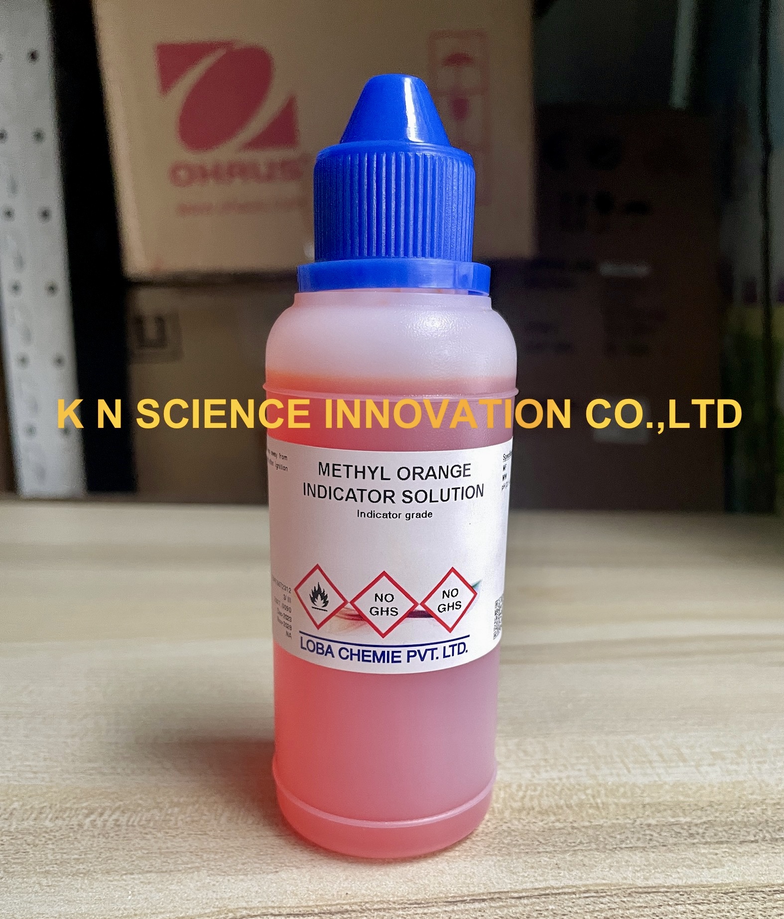 Methyl orange (C.I.13025), Solution, indicator ,125 ml , Loba 0467100125