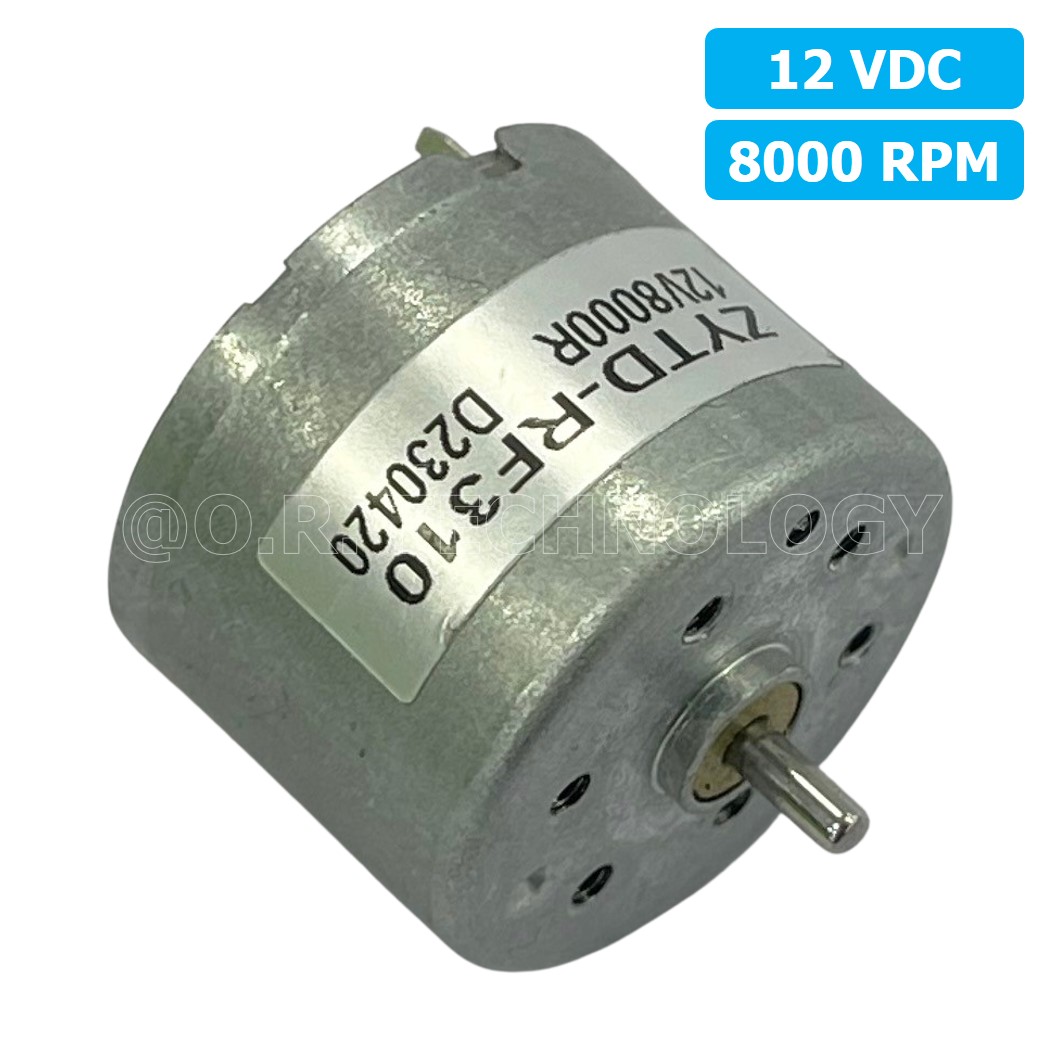 (1ชิ้น) ZYTD-RF310 มอเตอร์ ขนาดเล็ก 12VDC 8000RPM Motor RF-310 มอเตอร์รอบเร็ว