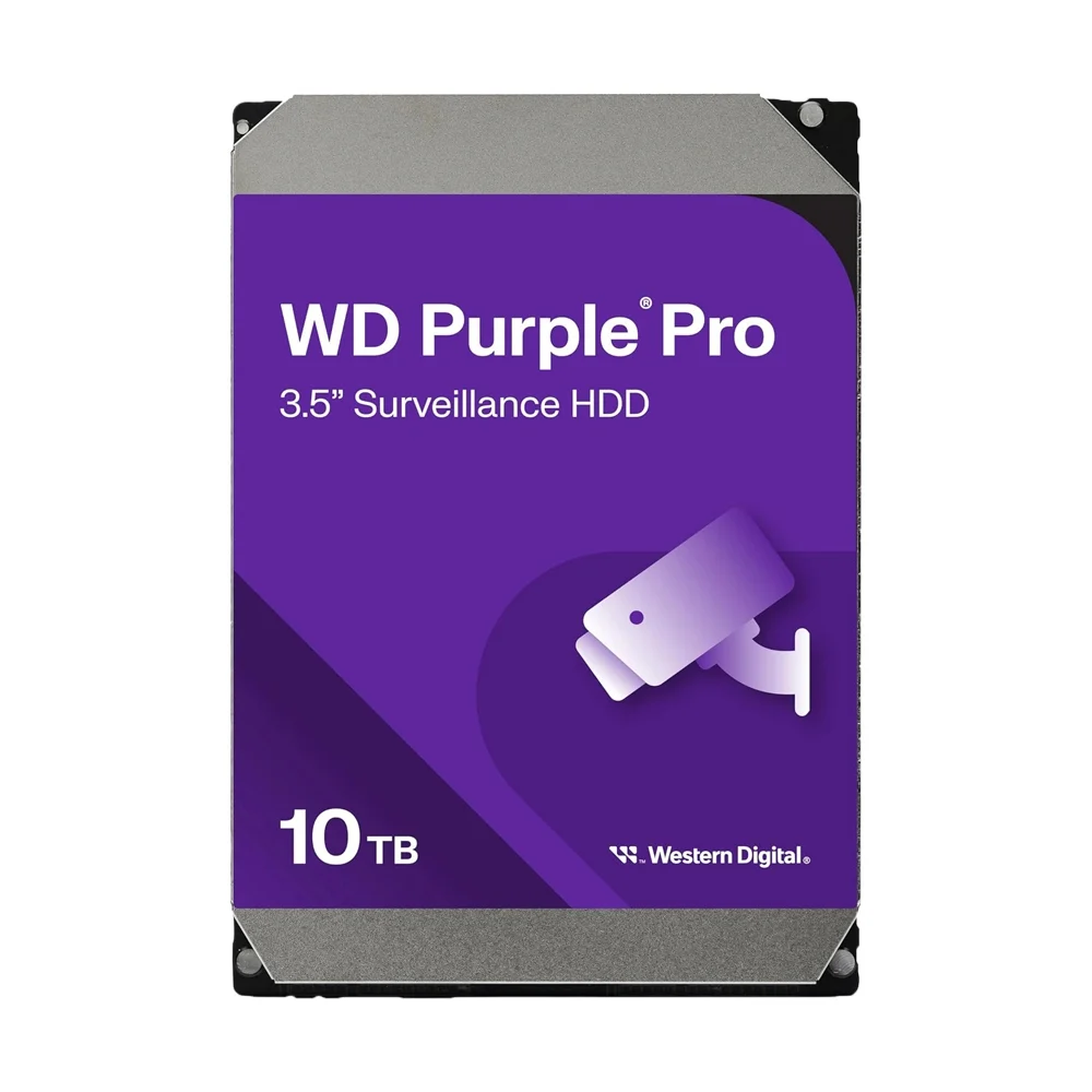 10 TB HDD CCTV WD PURPLE PRO (7200RPM, 256MB, SATA-3, WD102PURP) ประกัน 5Y