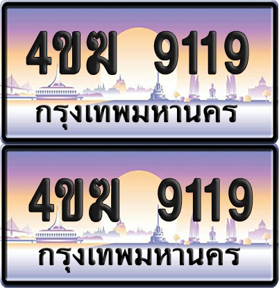 ทะเบียน 9119 ป้ายประมูล 4ขฆ 9119 (6)