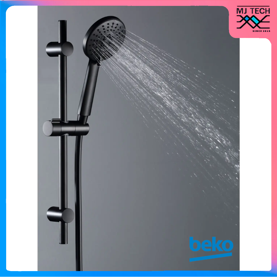 BEKO เครื่องทำน้ำอุ่น กำลังไฟ 4000 วัตต์ รุ่น BWI40MNG พร้อมราวสไลด์ สีดำ (New)
