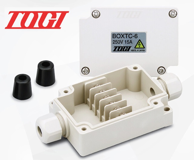 TOGI-BOXTC-6A : กล่องเทอร์มินอลบล็อค 6P 15A 250V IP67