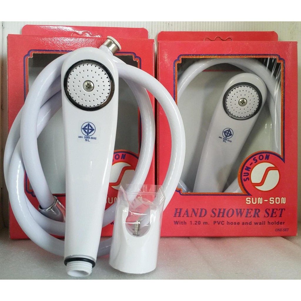 ฝักบัวอาบน้ำ มีหลายสี รุ่น SUN-SON 111 ขายส่ง (ราคารวมแวท) ฝักบัวแรงดันสูง ห้องน้ำ
