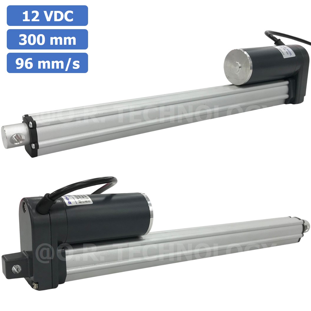 ZGB800F มอเตอร์ก้านชัก 12V/24VDC ความเร็ว 96mm/s ระยะชัก 200/300/500mm 200N Electric Linear Actuator Putter ZHENGKE พัตเตอร์ไฟฟ้า
