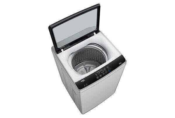 TCL เครื่องซักผ้าอัตโนมัติฝาบน ขนาด 8 Kg. รุ่น F708TLG สีเทา