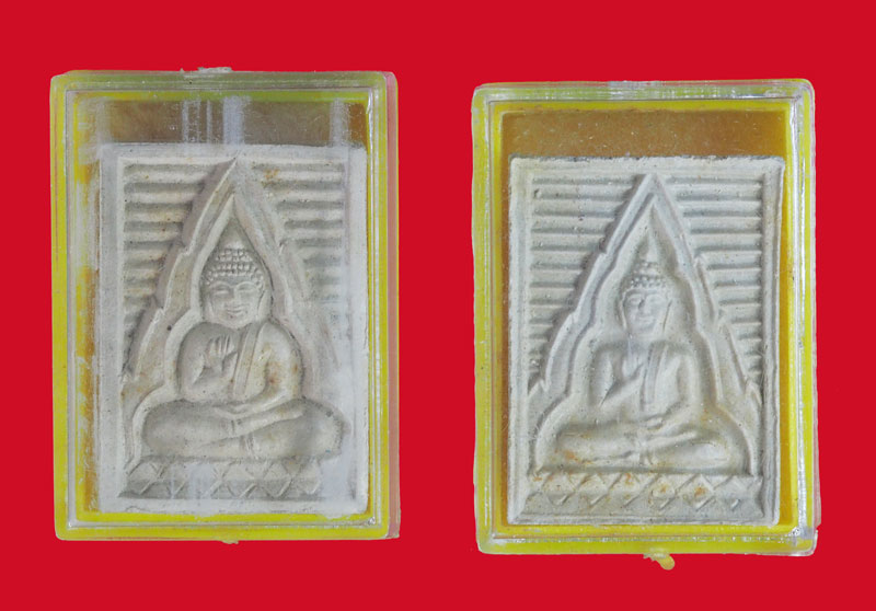 *33144 พระผงของขวัญ วัดปากน้ำรุ่น 7 ภาษีเจริญ จำนวน 2 องค์ กล่องเดิม 9