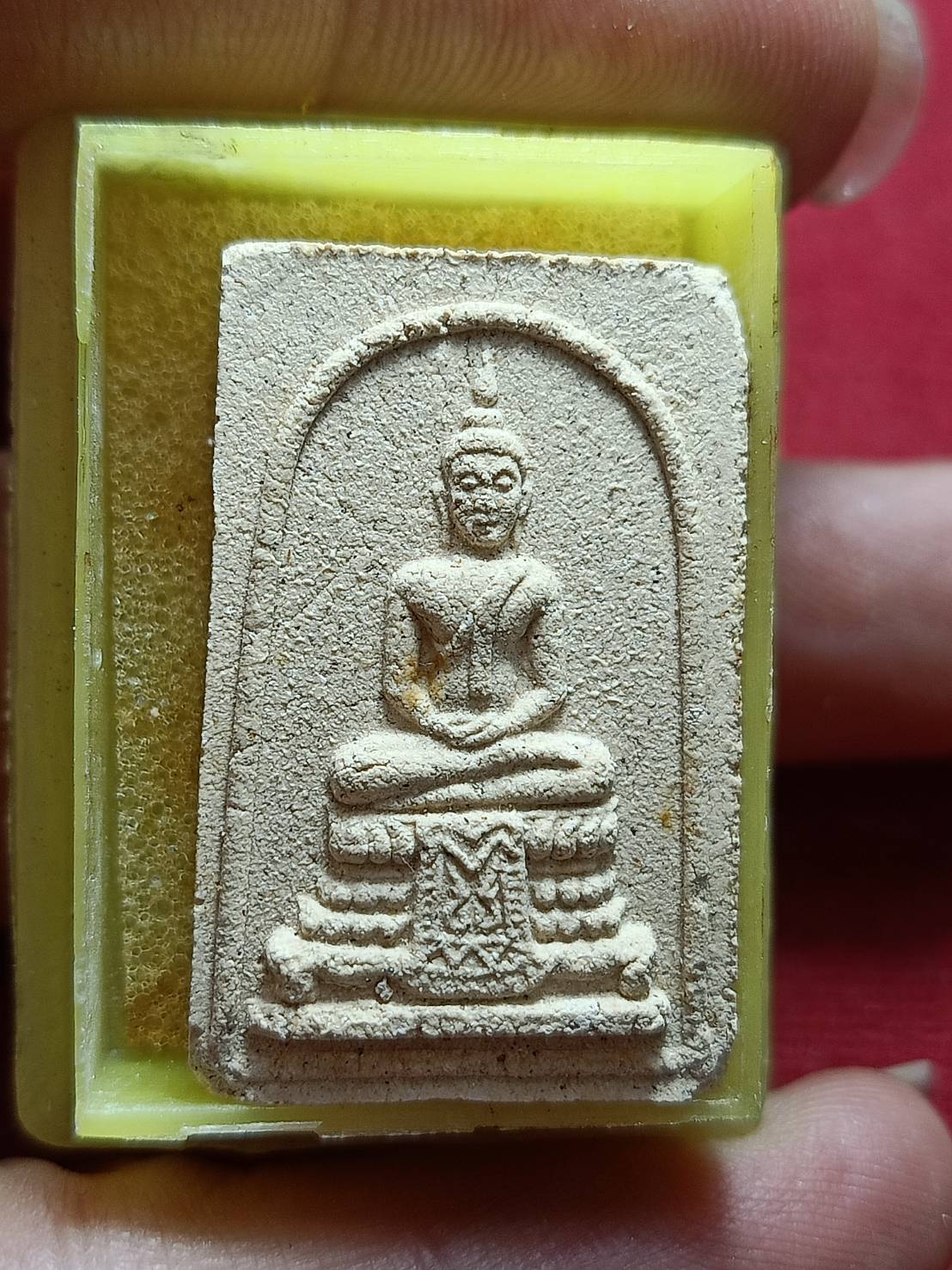 พระสมเด็จแก้วสุทธิรุ่นแรก พิมพ์ใหญ่ วัดช่องลม จ.สมุทรสงคราม พร้อมกล่อง (SKU-10370)