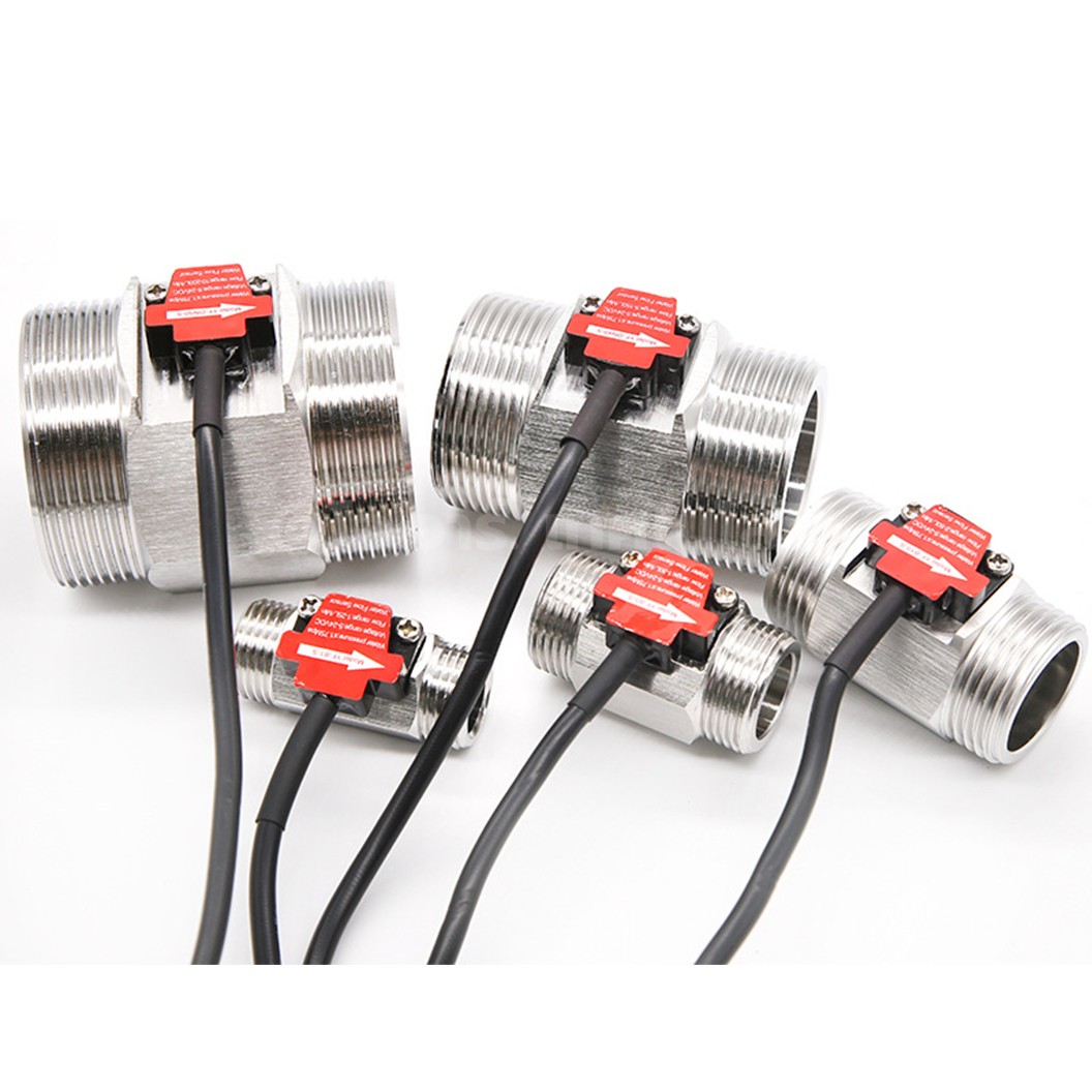 YF-B5-S G3/4" เซนเซอร์วัดอัตราการไหล สแตนเลส 5-24VDC Stainless Water Flow sensor Meter 1-30L/min DC 5-24V Flowmeter มิเตอร์วัดอัตราการไหล