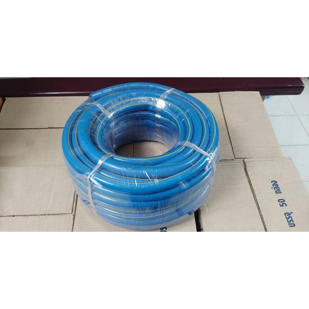 สายยางฟ้า (เปิดบิลแวทได้) ตัวแท้ OCEANSTONE 5 หุน (5/8") ขนาด 20 ,25 ,30 ,50 เมตร ของแท้!! (แถมกิ๊บรัด 1 ตัว)