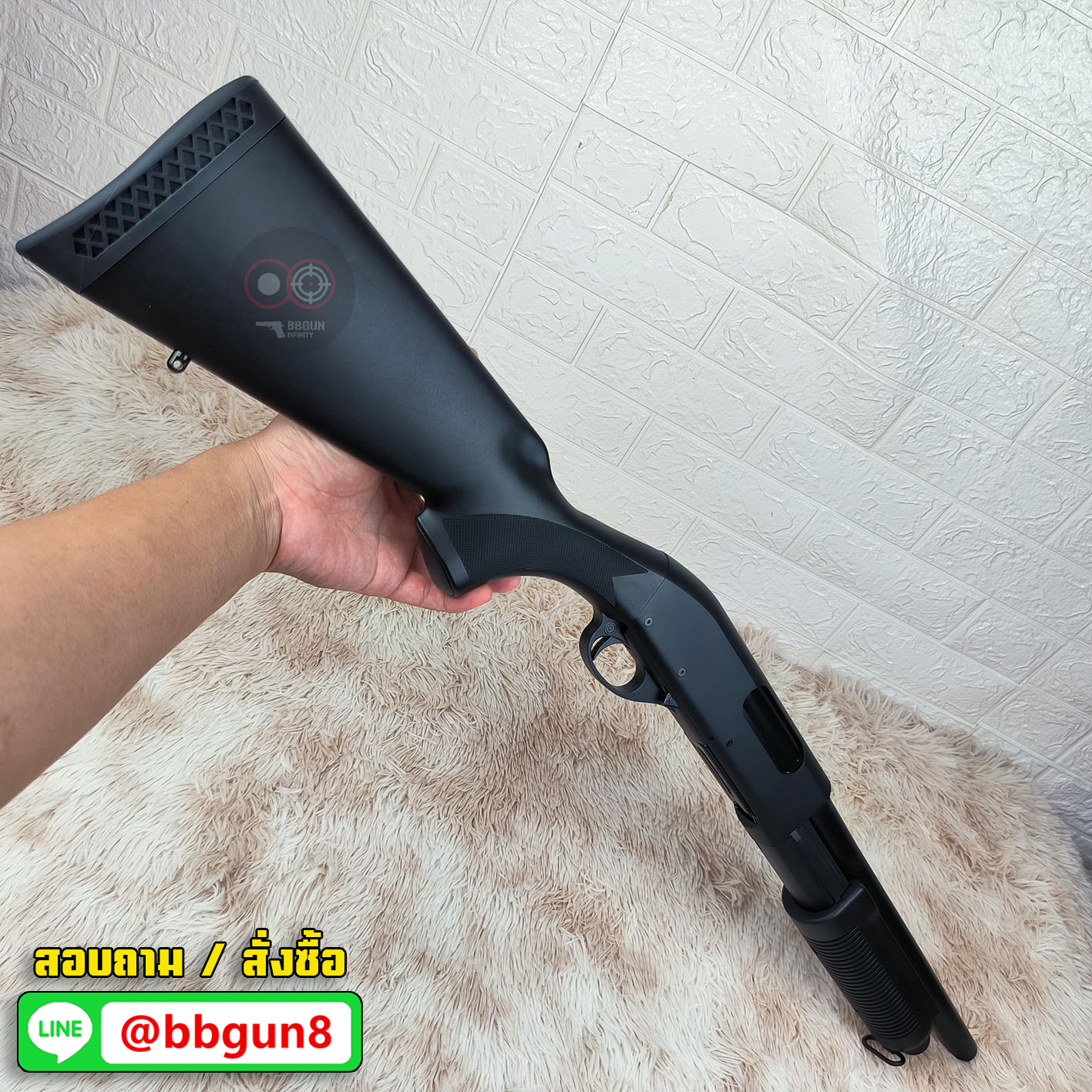 ปืนบีบีกันลูกซอง Cyma CM350 M870 durable polymer (ยิง 3 นัด) พิเศษ แถมลูก 3 นัด