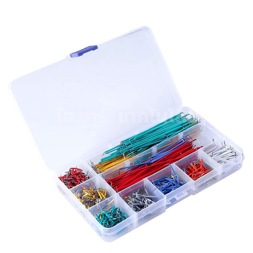 ชุด สายเชื่อมต่อวงจร สายจัมเปอร์ 140ชิ้น/560ชิ้น/840ชิ้น U Shape Shield Breadboard Jumper Wires Grade A สายต่อวงจร wiring cable