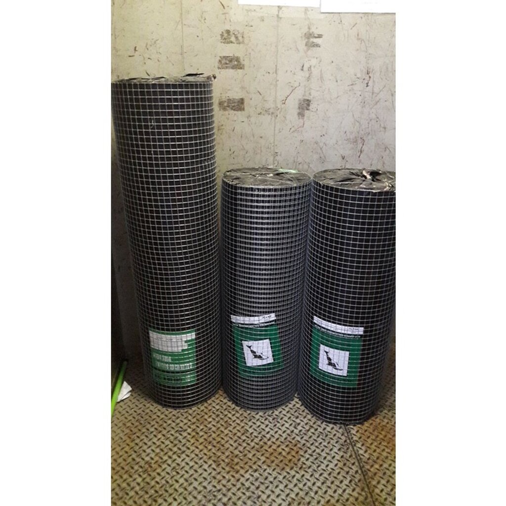 ลวดตาข่ายสี่เหลี่ยม ตรา ถ้วยเขียว กว้าง 90 ซม. ยาว 30 ม. ลวดเบอร์ 16 ขนาด 1x1x3 อเนกประสงค์