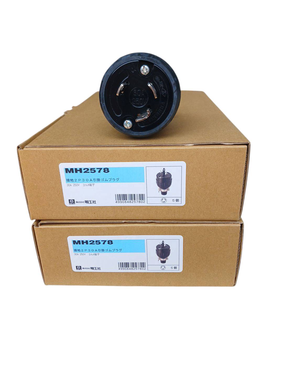 MH2578 NEMA L6-30 3P+E 30A 250V Meikosha