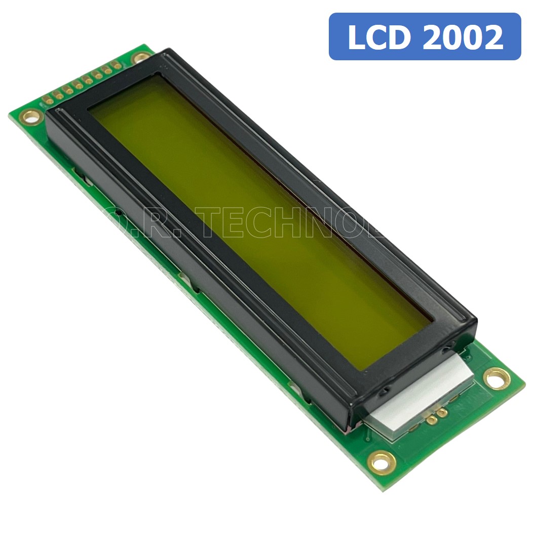 (1ชิ้น) AA361 โมดูลจอแสดงผล LCD2002 Yellow Green Backlight 5V MOQ100 จอแสดงผล หน้าจอ LCD Module