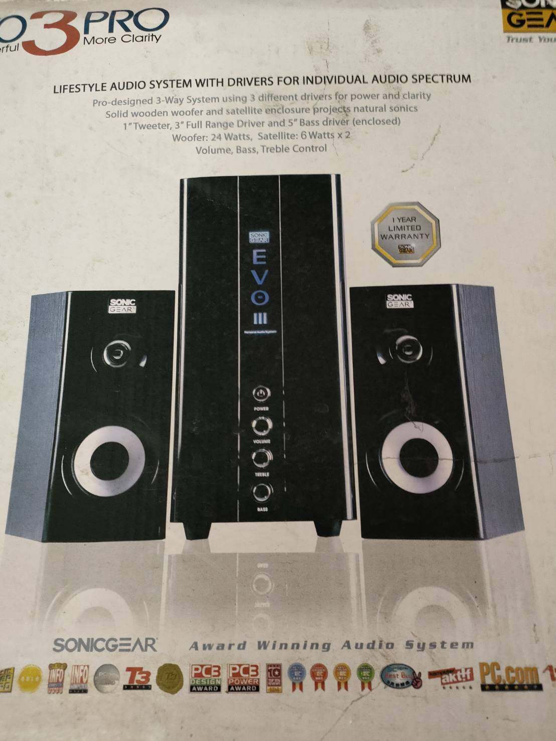 SONICGEAR EVO3PRO (ส่งฟรี ยกเว้นเขตพิเศษ)