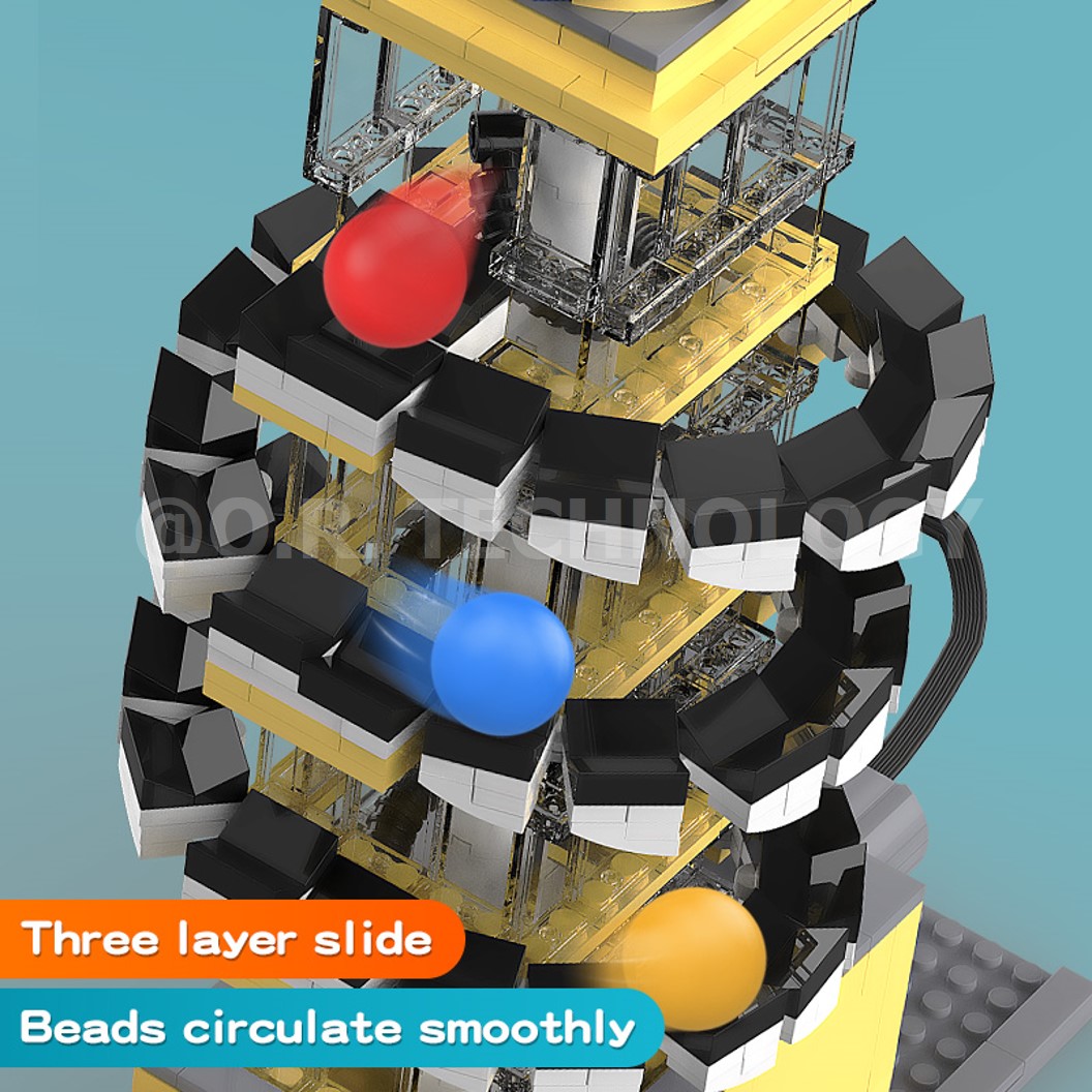 KEEYEE WORLD K96130 ชุดเรียนรู้ เสริมทักษะ Rolling Ball Building ตัวต่อ STEAM Educational Programmable Robot Kit Building Block