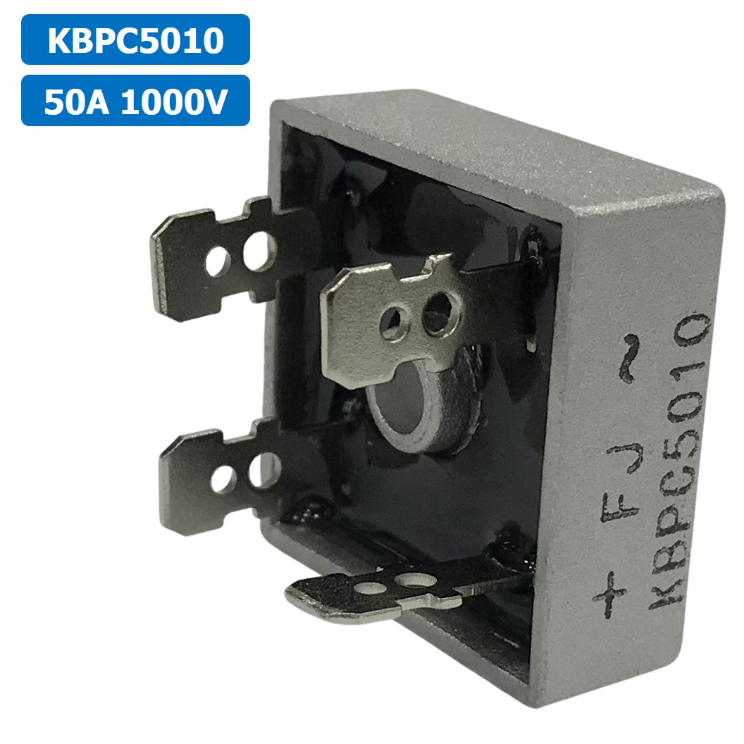 (1ชิ้น) KBPC5010 ไดโอดบริด Diode Bridge Rectifier 50A 1000V