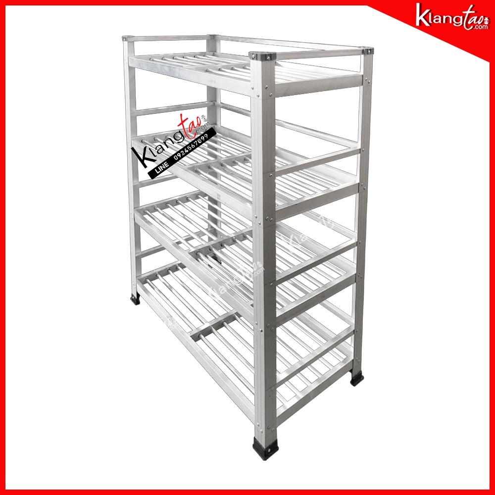 ชั้นวางรองเท้า วางของ แบบพับไม่ได้ 4 ชั้น แบบซี่ (60 ซม.)