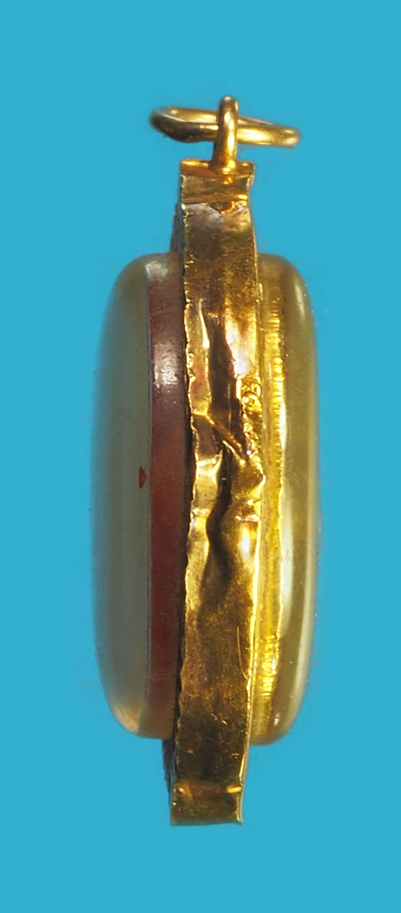 *33189 ล็อกเก็ตพระพุทธชินราช หลังเทพพนม เลี่ยมจับขอบทอง 54