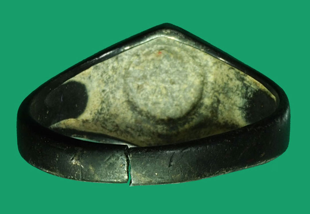 ขายแล้ว*35034 แหวนเงินหัวนโม พ่อท่านคล้าย วัดสวนขัน นครศรีธรรมราช เก่าถึงยุค 39