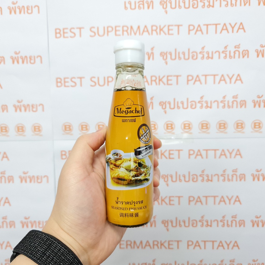 เมกาเชฟ น้ำราดปรุงรส 200 มล. Megachef Seasoned Fish Sauce 200 ml.