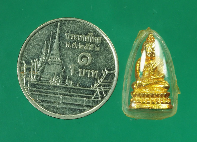 *29127 พระชัยวัฒน์ กระหลั่ยทอง เลี่ยมพลาสติกก่า ไม่ทราบที่ 7