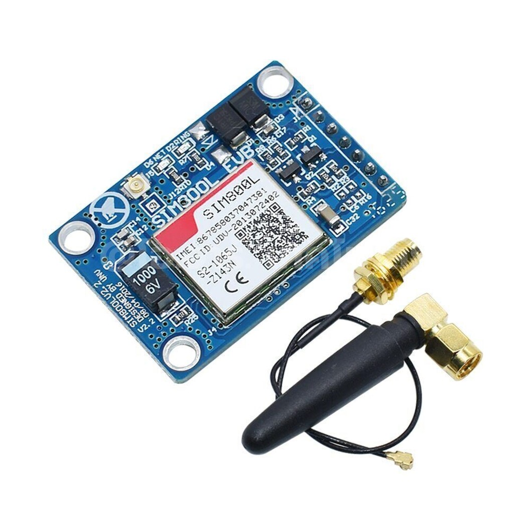 NA235 โมดูลซิม โมดูลสื่อสาร SIM800L V2.0 5V Wireless GSM GPRS MODULE Quad-Band With Antenna Cable Cap
