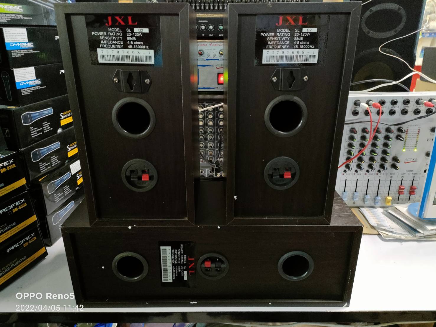 JXL ลำโพง รุ่น DT-2205 CENTER + SURROUND