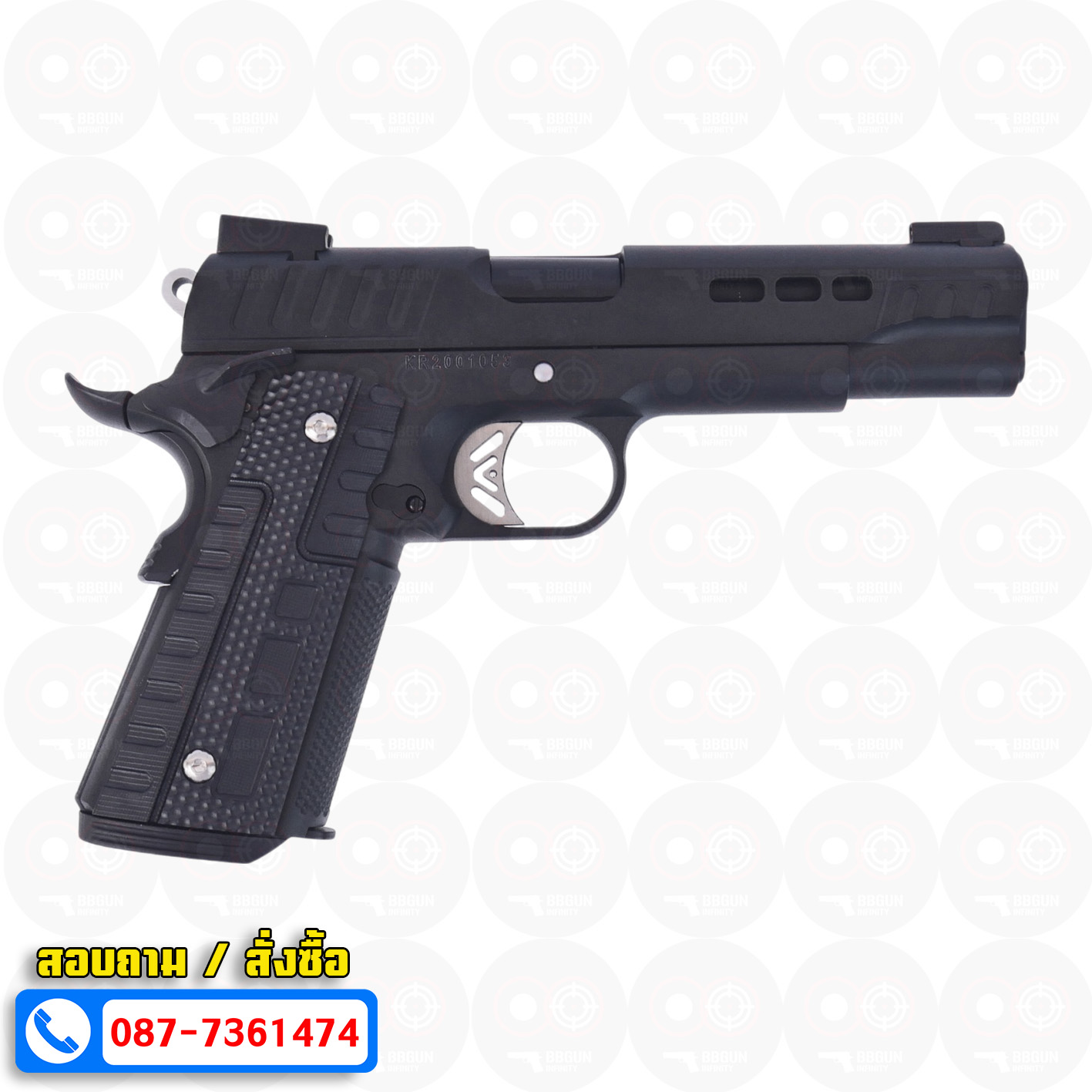 Ascend Kimber Rapide (Black Ice) KR Series 1911 Full Metal สีดำ