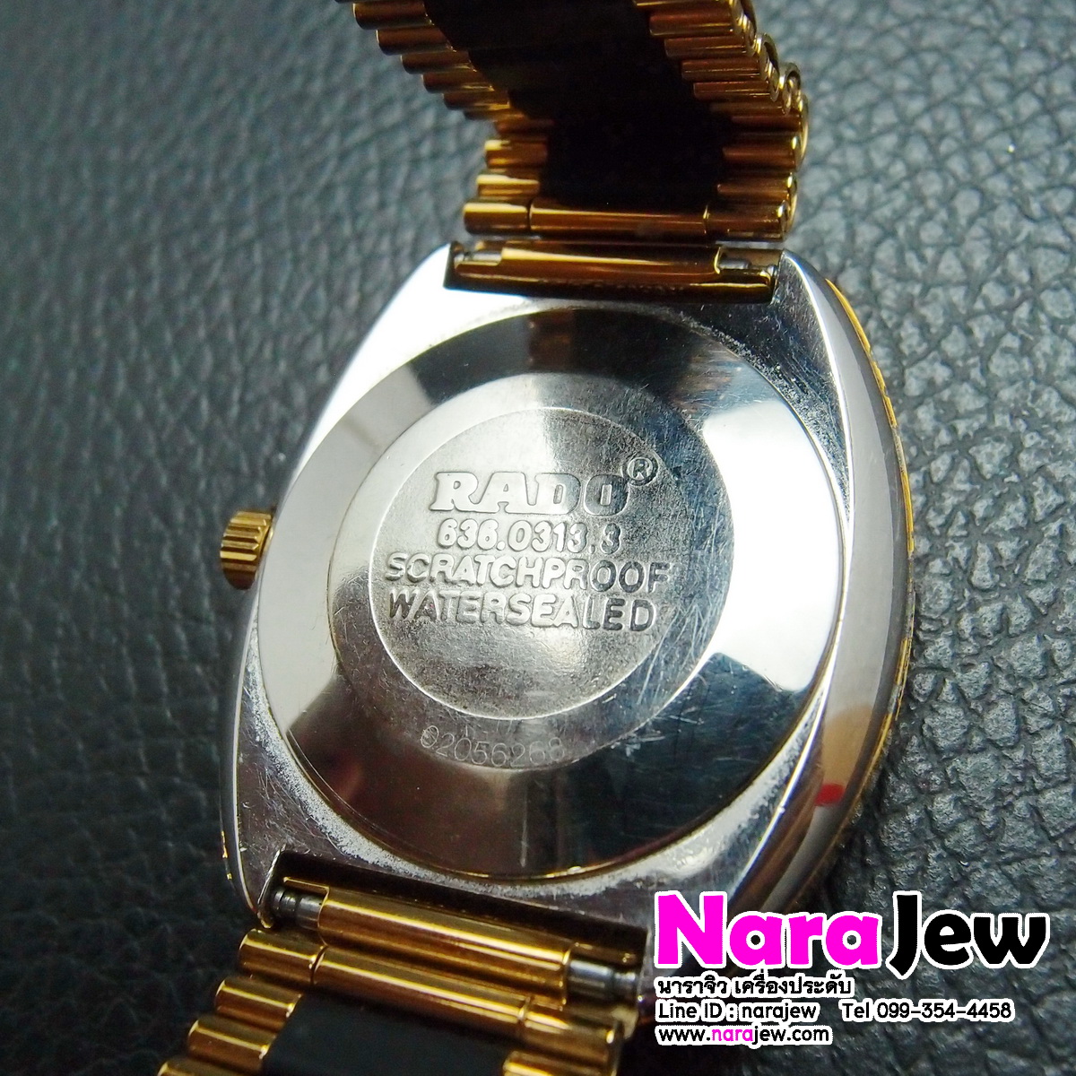 นาฬิกา RADO Diastar ผู้ชาย Automation รุ่น R12413584 นาฬิกาหลุดจำนำ **เรือนนี้ข้อมือ 16 ซม.ลดข้อต่อได้อีก**