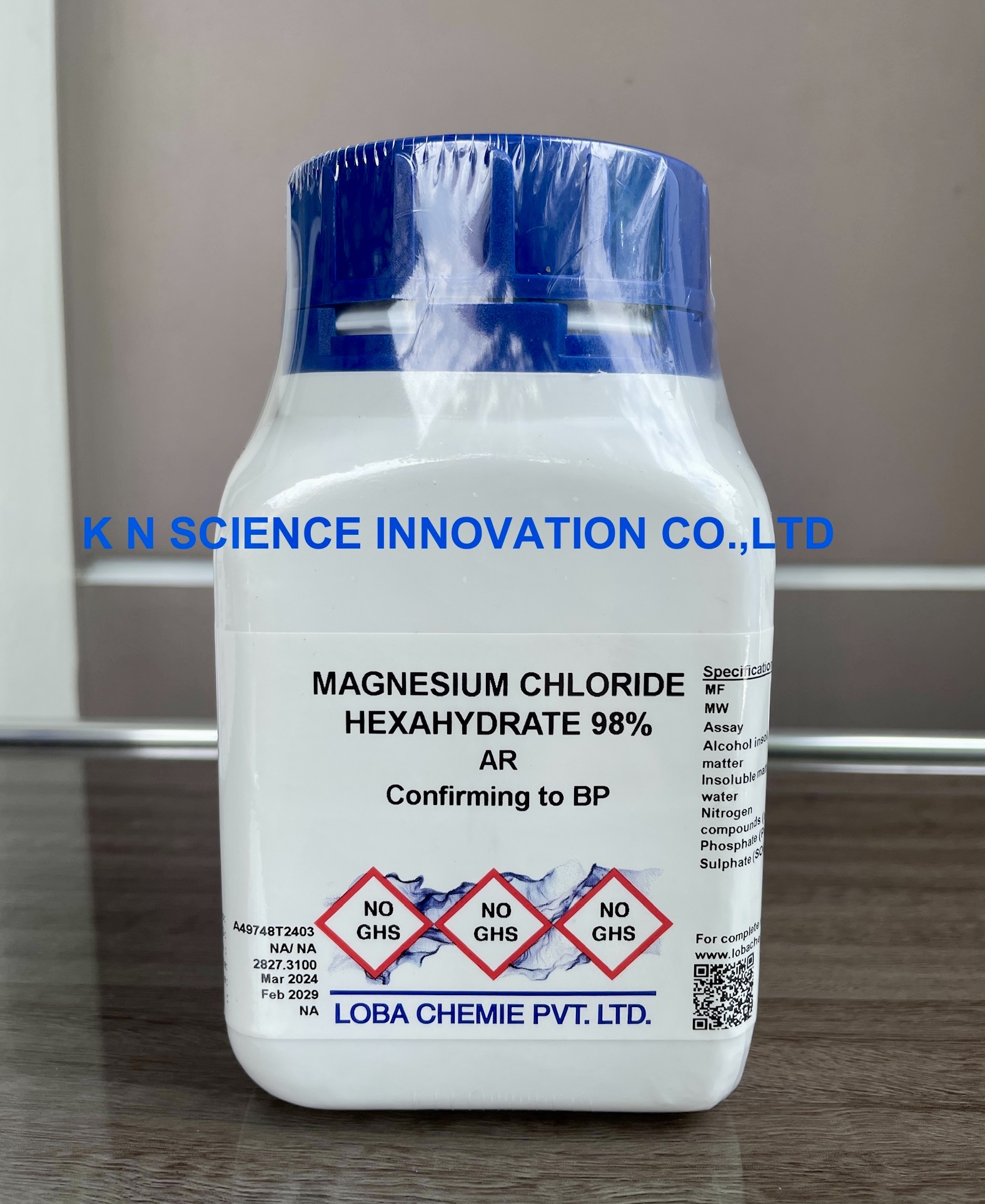 Magnesium chloride 6-hydrate, AR/ACS, Loba 044680