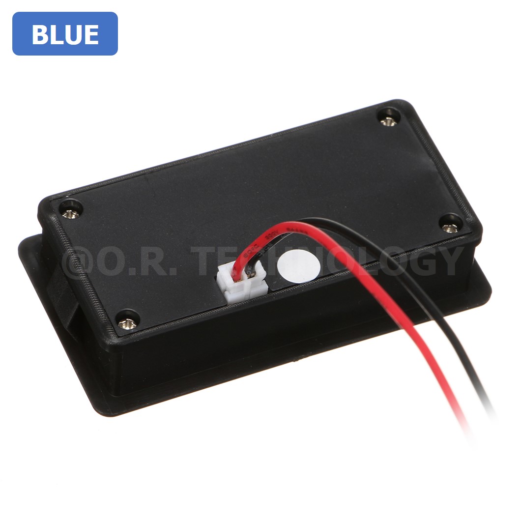 IB045 หน้าจอวัดแบตเตอรี่ สีน้ำเงิน BLUE 12V-84V Lead-Acid 3-24 Strings Lithium Battery Power Display Meter Power Display Self setting