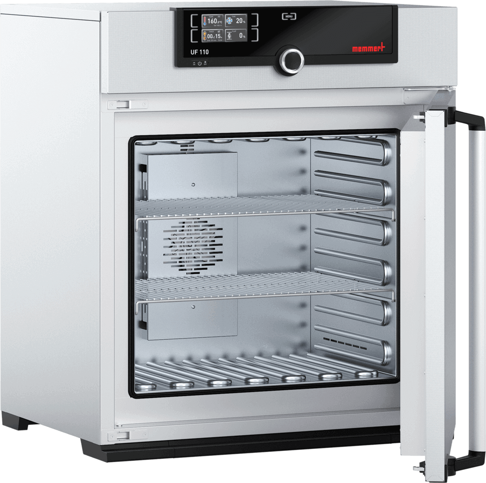 ตู้อบลมร้อน (Hot air oven) รุ่น UF110, แบบมีพัดลม,ขนาดความจุ 108 ลิตร, ยี่ห้อ Memmert UF110