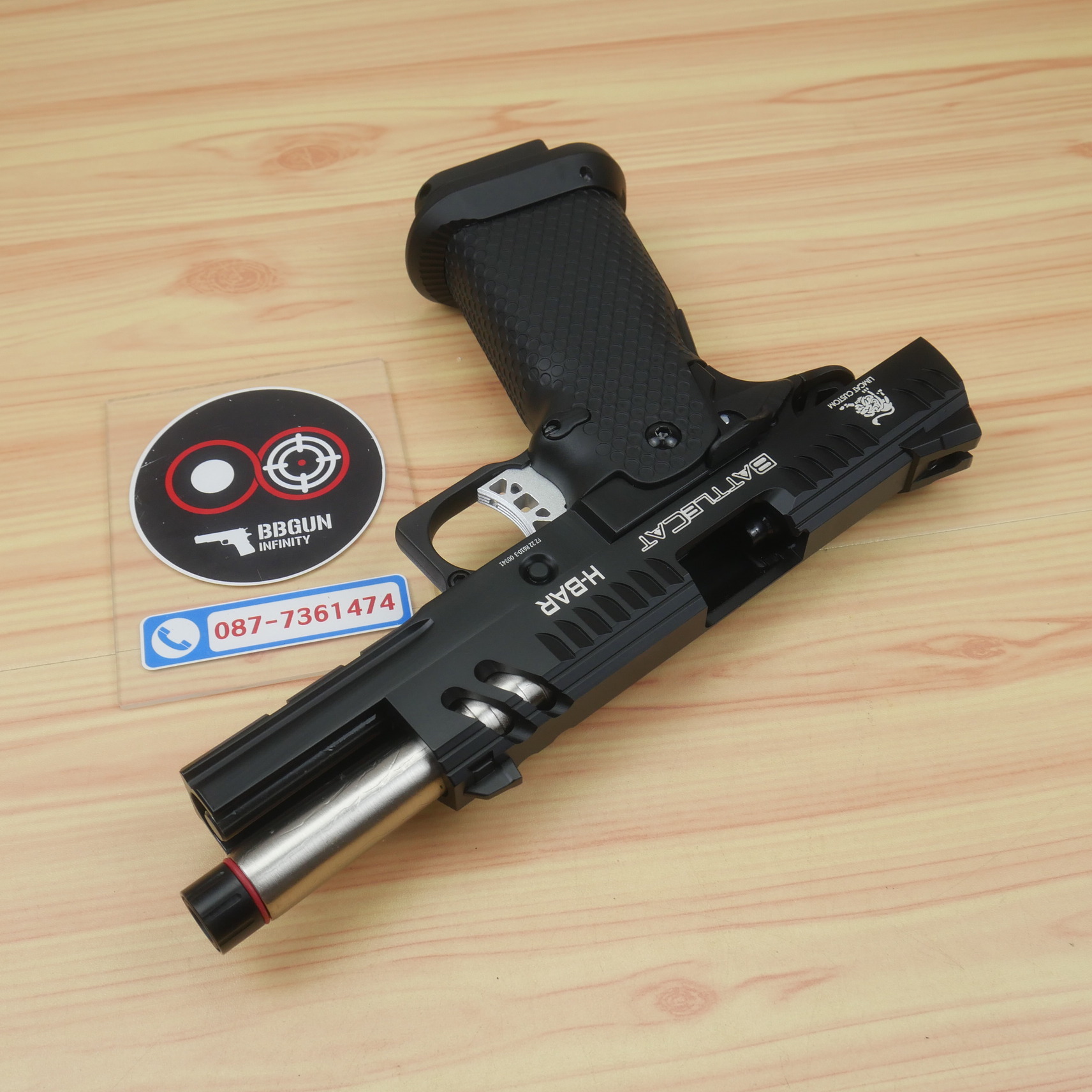 บีบีกันอัดแก๊ส Army Armament R610-3 Lim Cat Battle Cat 4.3 สีดำ BB GUN