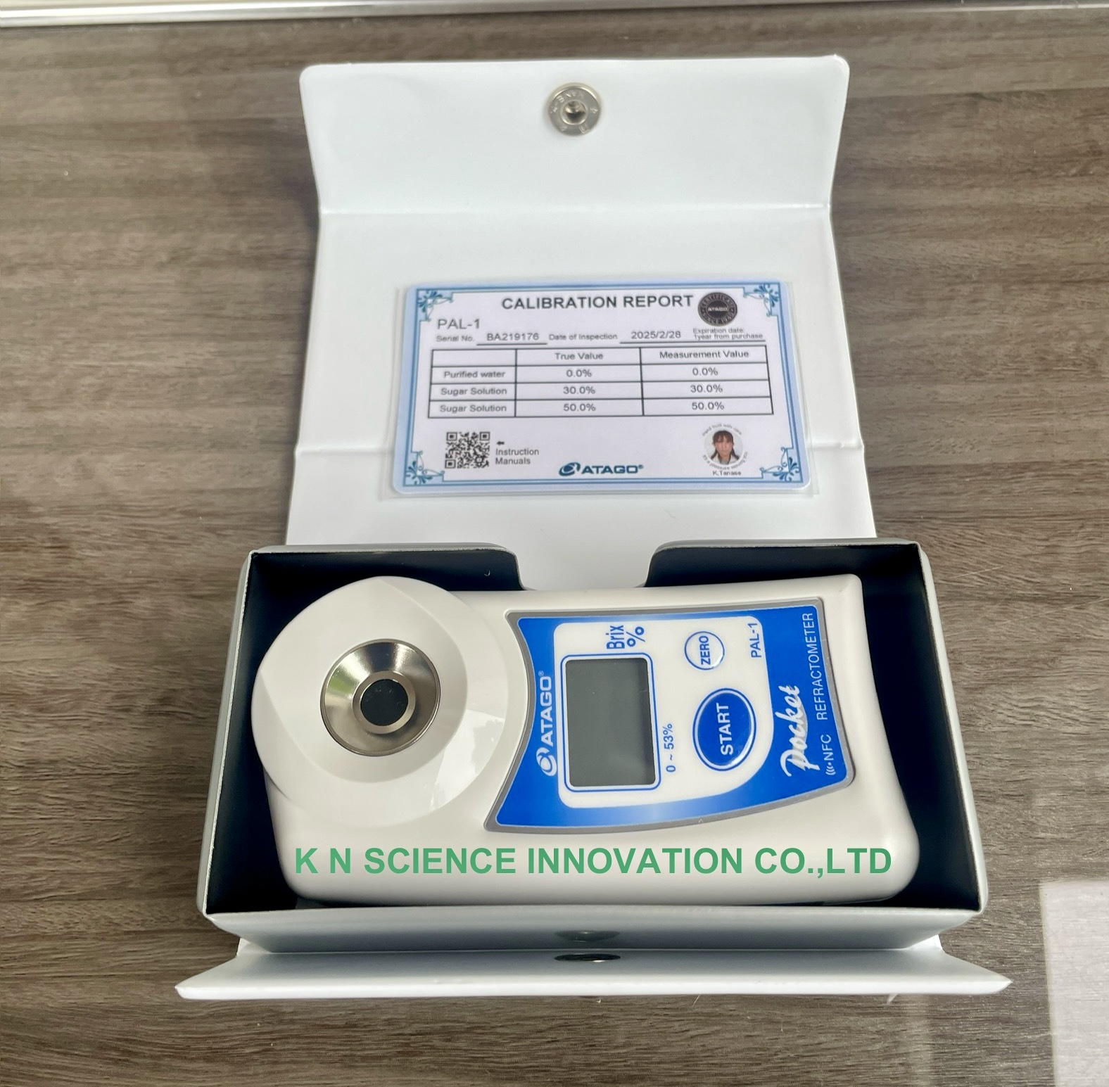 เครื่องวัดความหวานแบบดิจิตอล(Digital Hand-held Refractometer) รุ่น PAL-1 ยี่ห้อ ATAGO ผลิตภัณฑ์ประเทศญี่ปุ่น 3810