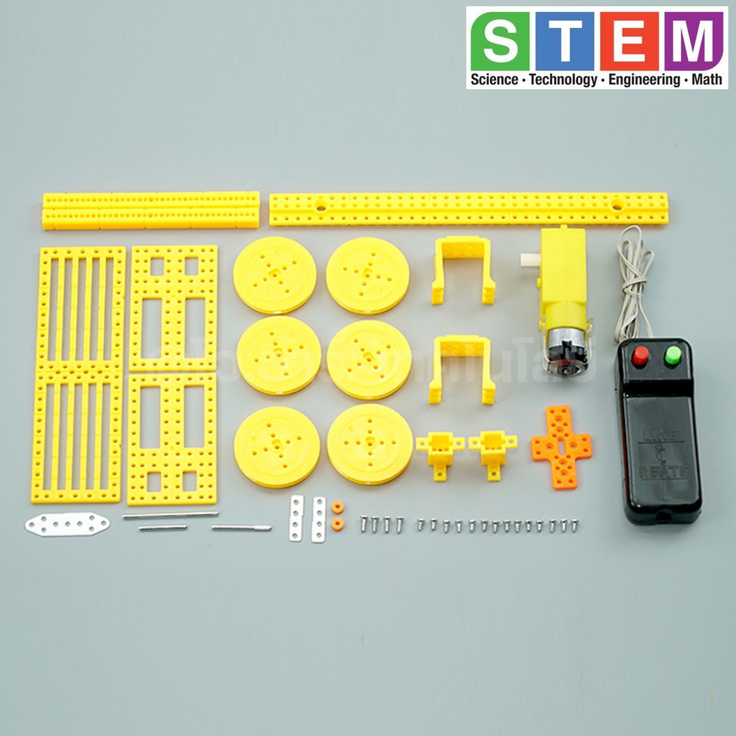 T-S20 ชุดประกอบไม้ สายพานไฟฟ้า รีโมท Remote Electric Conveyor Belt Wooden Kit STEM Education ของเล่นเสริมทักษะ เสริมพัฒนาการ ชุดเรียนรู้ ชุดทดลอง สายพานลำเลียง