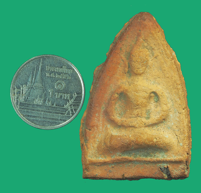 ขายแล้ว*35499 พระขุนแผน ไม่ทราบเกจิอาจารย์ สันนิฐาน เป็นพระสุพรรณบุรี เนื้อดินเก่าแห้ง 13