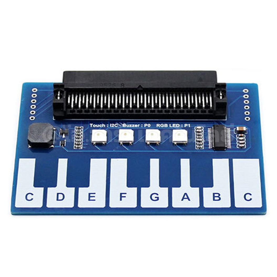 CB034 บอร์ดขยายไมโครบิต Microbit Expansion Board Mini Piano Music with Cool Colorful Lights/Buzzer/Keys Micro:bit **ไม่รวมไมโครบิต**