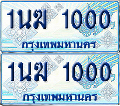 ทะเบียนรถตู้ 1000 รถตู้ป้ายฟ้า 1นฆ 1000 ทะเบียนประมูล (6)