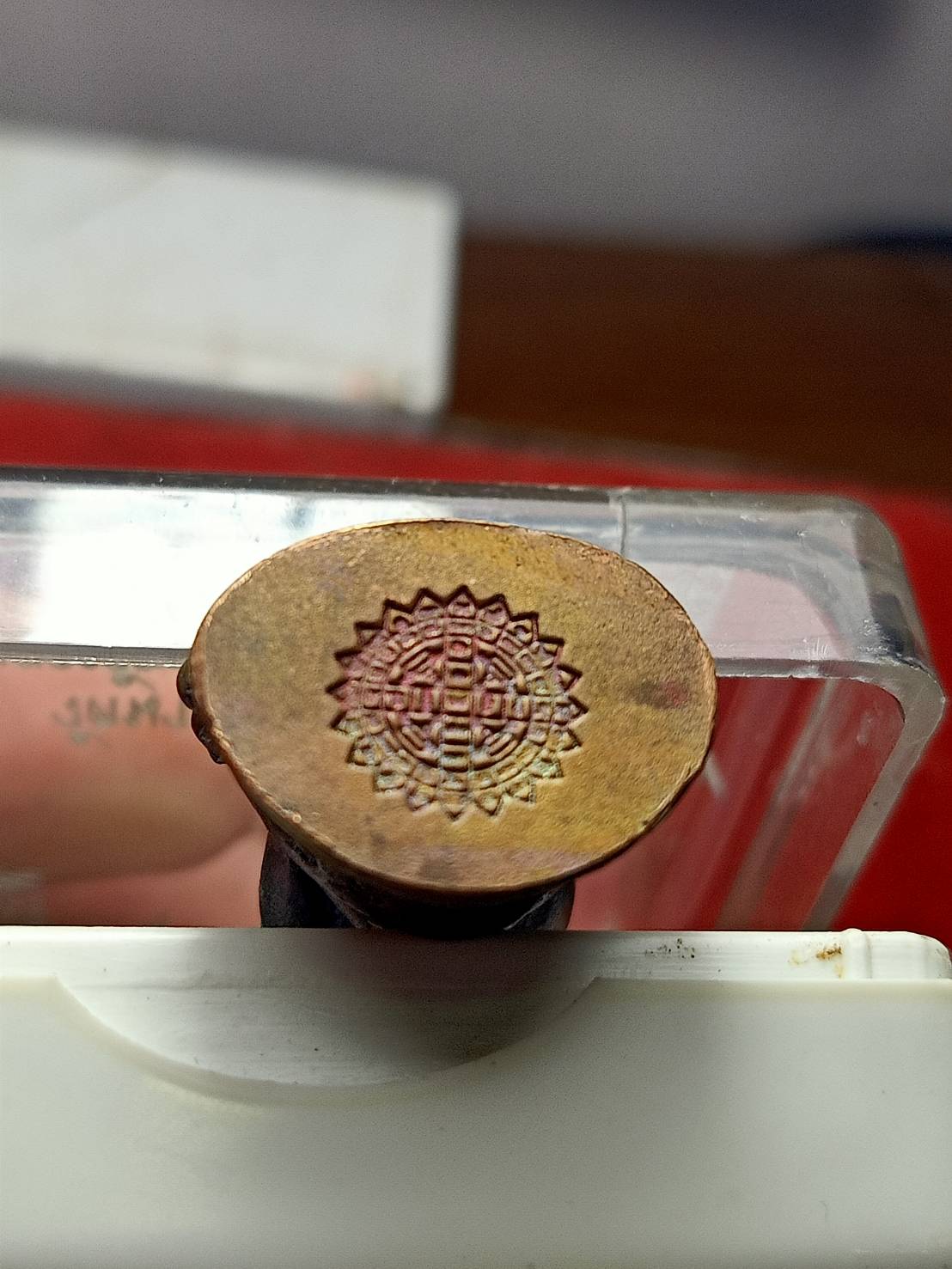 พระกริ่งสัมมาอะระหังสตังค์มาเยอะๆ รุ่นรวยทรัพย์ วัดนาคกลางวรวิหาร กรุงเทพ พร้อมกล่อง (SKU-12671)