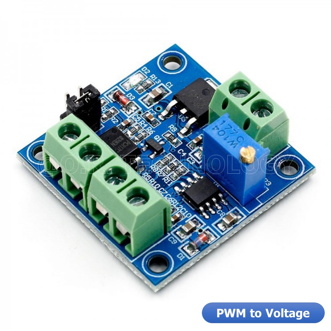 (1ชิ้น) AA685 โมดูลแปลง PWM เป็นโวลต์ PWM to Voltage Converter Module 0%-100% to 0-10V Digital to Analog Signal PWM Adjustable Power Module